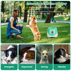 Automatic Dog Ball Launcher Included 6 Tennis Balls