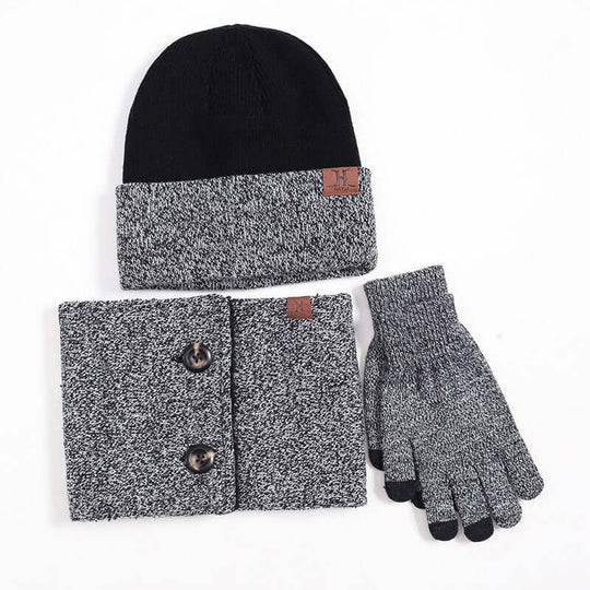 Three-piece glove set