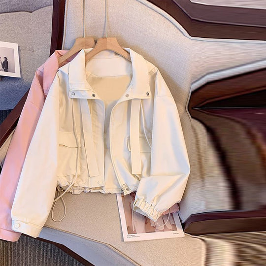 Loose Leisure Short Hooded Coat For Women