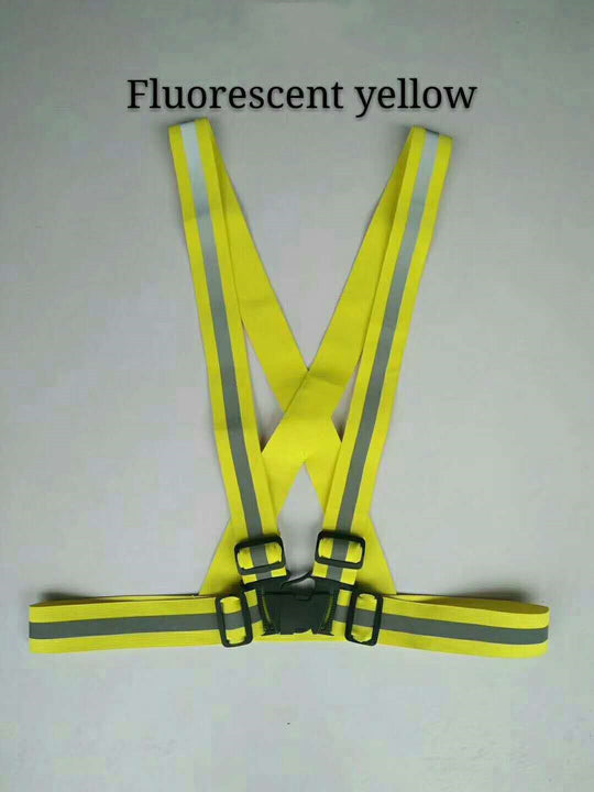 Elastic reflective strap elastic strap