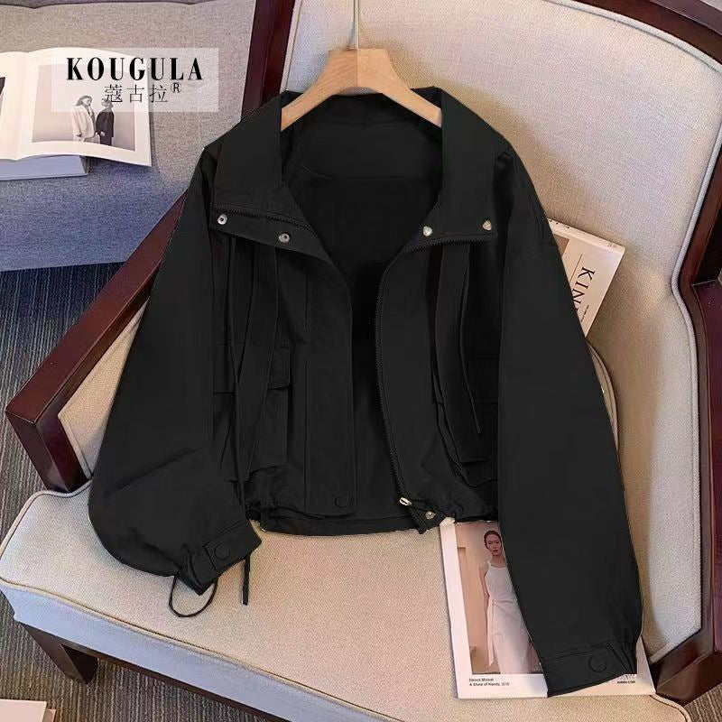 Loose Leisure Short Hooded Coat For Women