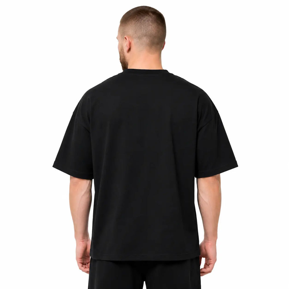 Men's Premium Oversized Pump Cover | Heavyweight 100% Cotton Gym T-Shirt