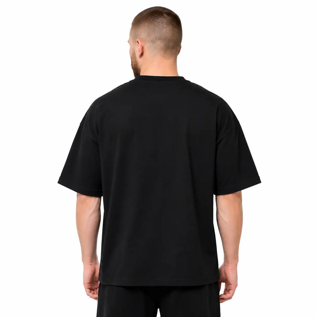 Men's Premium Oversized Pump Cover | Heavyweight 100% Cotton Gym T-Shirt