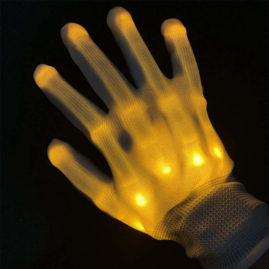 Hand Bones Led Glowing Glove Glitter Toy